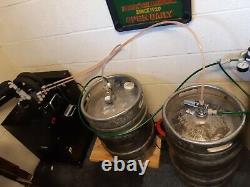 2 Line Home/mobilr Bar Draft Beer Sytem Beer Cooler Pumps Etc