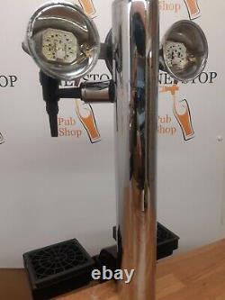 2 Tap Beer Pump T Bar Font With Taps And Handles