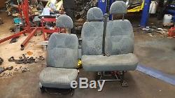 2012 Ford Transit 2.2 Cdti 100 T260 Front Driver & Twin Passenger Seats+ 1x Belt