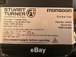 2015 Stuart Turner Monsoon 3.0 Bar Twin Standard Shower Pump Positive 46416 3