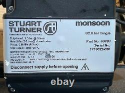 2017 Stuart Turner Monsoon 2 Bar Single Universal Shower Pump Negative 46498