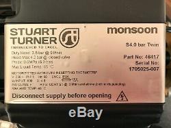 2017 Stuart Turner Monsoon 4.0 Bar Twin Standard Shower Pump Positive 46417 4