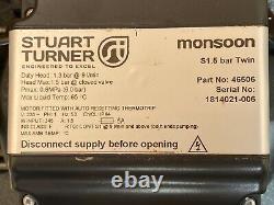 2018 Stuart Turner Monsoon 1.5 Bar Twin Standard Shower Pump Positive 46506 3