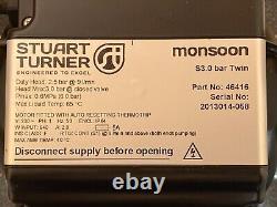 2020 Stuart Turner Monsoon 3.0 Bar Twin Standard Shower Pump Positive 46416 3