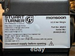 2020 Stuart Turner Monsoon 3 Bar Single Universal Shower Pump Negative 46413