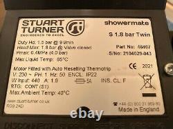 2021 Stuart Turner Showermate 1.8 Bar Positive Twin Shower Pump & Hoses