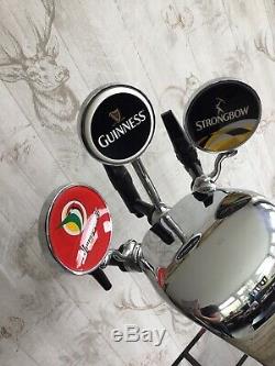 3 Tap Beer Tap Font T-bar Woodpecker Guinness Strongbow Home Bar Man Cave