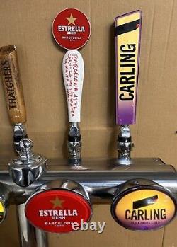 4 Way Beer Pump/ Beer Font / Pub / Bar/ Mancave/Carling/ Estrella/Carlsberg