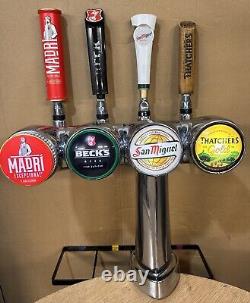 4 Way Beer Pump/ Beer Font / Pub / Bar/ Mancave/ Madri/San miguel/Thatchers