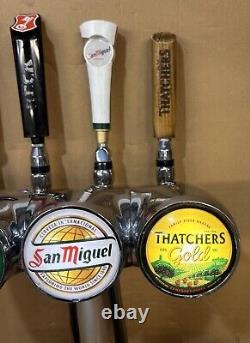 4 Way Beer Pump/ Beer Font / Pub / Bar/ Mancave/ Madri/San miguel/Thatchers