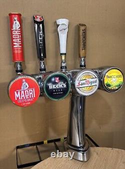 4 Way Beer Pump/ Beer Font / Pub / Bar/ Mancave/ Madri/San miguel/Thatchers