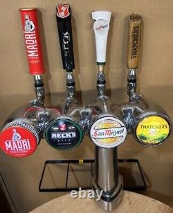 4 Way Beer Pump/ Beer Font / Pub / Bar/ Mancave/ Madri/San miguel/Thatchers