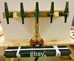 4 tap beer Font free flow Pump Tap light up Man Cave Home Bar
