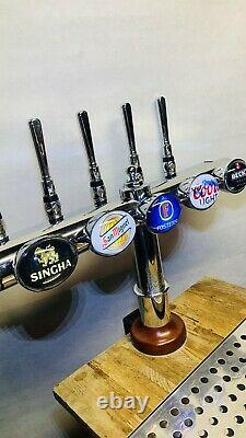 5 tap beer Pump / home Bar / Man Cave / Beer Font / pub Beer Tap