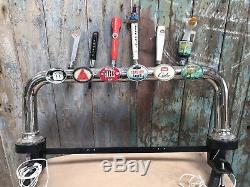 6 Font Handle Taps Beers Lagers Ciders Bitters Pumps Man Cave home bar
