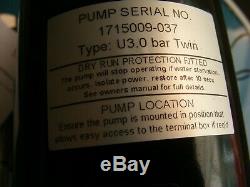 A Stuart Turner 3.0 Bar Twin Negative Pump