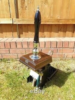 Angram CQ Beer Ale Pump Engine Draught Home Bar Pub Chrome Hand Pull Tap 168