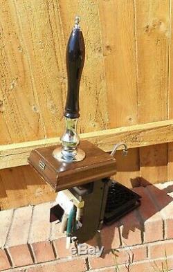 Angram CQ Beer Ale Pump Engine Draught Home Bar Pub Chrome Hand Pull Tap 168