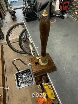 Angram Co/cq Beer Engine/ Beer Pump For Man Cave/shed Pub/home Bar. Wood, Brass
