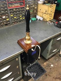 Angram Cq Beer Engine/ Beer Pump For Man Cave/shed Pub/home Bar. Brass/black