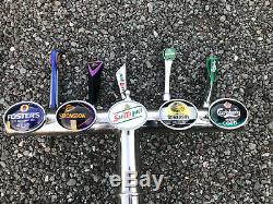 Angram ManCave Bar 5 Font Handle Taps Beer San Miguel, Fosters Bitters Pumps