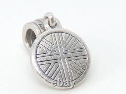 Authentic Pandora OLYMPIC MEDAL 2012 Britain Union Jack RECALLED Charm 791050