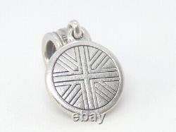 Authentic Pandora OLYMPIC MEDAL 2012 Britain Union Jack RECALLED Charm 791050