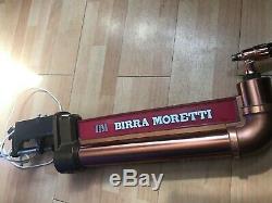 BIRRA MORETTI BEER PUMP FONT STEAMPUNK STYLE Man Cave Den BAR COLLECTABLE