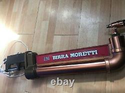 BIRRA MORETTI BEER PUMP FONT STEAMPUNK STYLE Man Cave Den BAR COLLECTABLE Cool