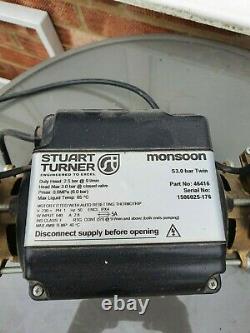 Bargain Stuart Turner Monsoon 3 bar twin 46416 shower pump in good working order