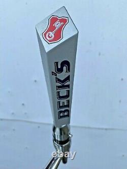 Becks Beer / Vier / Chrome Bar Pump Font / Tall / Bar / Hotel / Mavcave