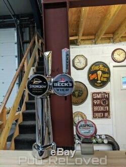 Bespoke Home Bar With 2 Line Draft Beer System Beer Pumps Cooler Etc