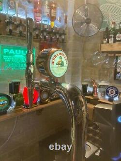 Birra Moretti Bistro Beer pump bar font man cave bar with light transformer
