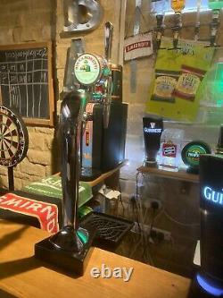 Birra Moretti Bistro Beer pump bar font man cave bar with light transformer