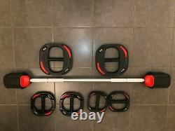 Body Pump Les Mills Style Smart Bar and Weights Barbell 20kg Set (unbranded)