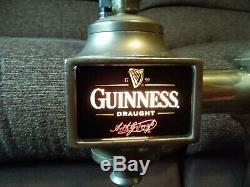 Brass 2 Product Illuminated Vintage style T Bar beer pump, tap, font, home