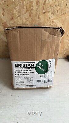 Bristan ST PUMP15TN 1.5 Bar Twin Ended Shower Pump, Black