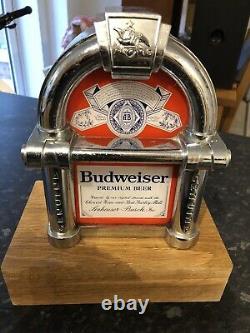 Budweiser Bud Beer Jukebox Bar Light Pump VERY RARE