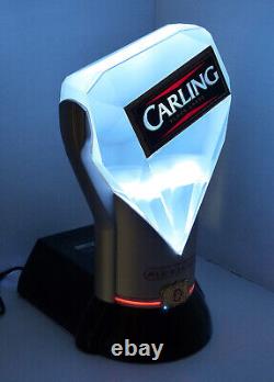 CARLING Black Label Beer Lager Font Pump LED Header Light Home Bar Pub Man Cave