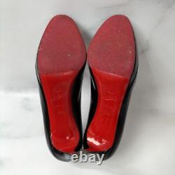 Christian Louboutin pumps black EU38.5 US8.5 red sold lady shoes date office bar