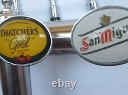 Chrome 4 Tap Beer Pump Fosters John Smiths Thatchers San Miguel Angram Limited 2