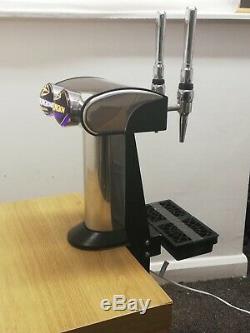 Chrome T Bar Highline Beer Pump With STRONGBOW Badges And Elegance Tap