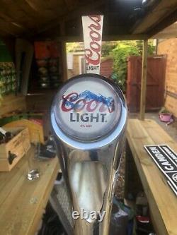Coors Light Beer Pump Full Set Up Mobile Bar Man Cave Outside Bar
