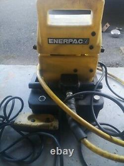 ENERPAC PUJ1200E ELECTRIC HYDRAULIC PUMP/ POWER PACK 700 BAR/10,000 PSI 230v