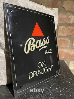 Enamel Sign Bass Ale Advertising Pub Bar Man Cave Beer Pump Not Guiness Sign A1