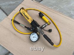 Enerpac P141 Hydraulic Pump Set 5 Ton 700 Bar/10000 Psi