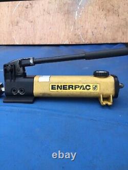 Enerpac P142 2 Speed Hydraulic Hand Pump 700 Bar/ 10,000 Psi C/w Gauge Etc
