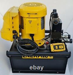 Enerpac Ze5420swe050 Electric Hydraulic Pump, Sol. Val, Lcd, 700 Bar 380-415v