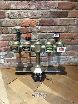 Fantastic Worthside Brass T-bar Beer Taps/pump