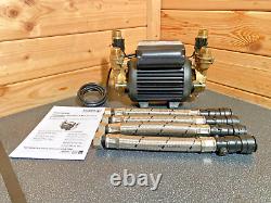 Fully Serviced Stuart Turner Monsoon 2 Bar Twin Shower Pump Positive 46415 3